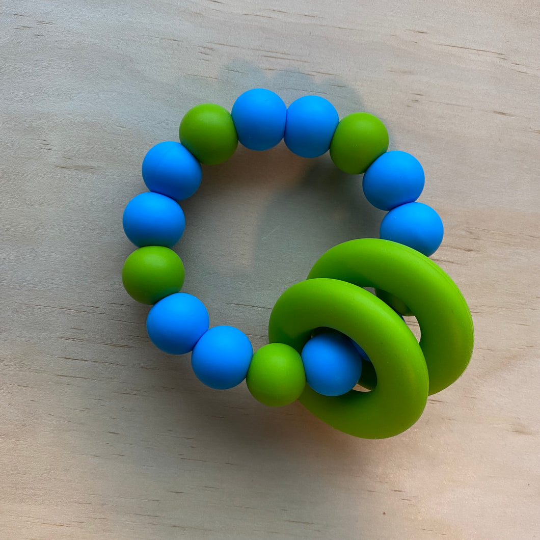 Blue + Green Chewy Ring